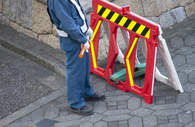 道路工事警備